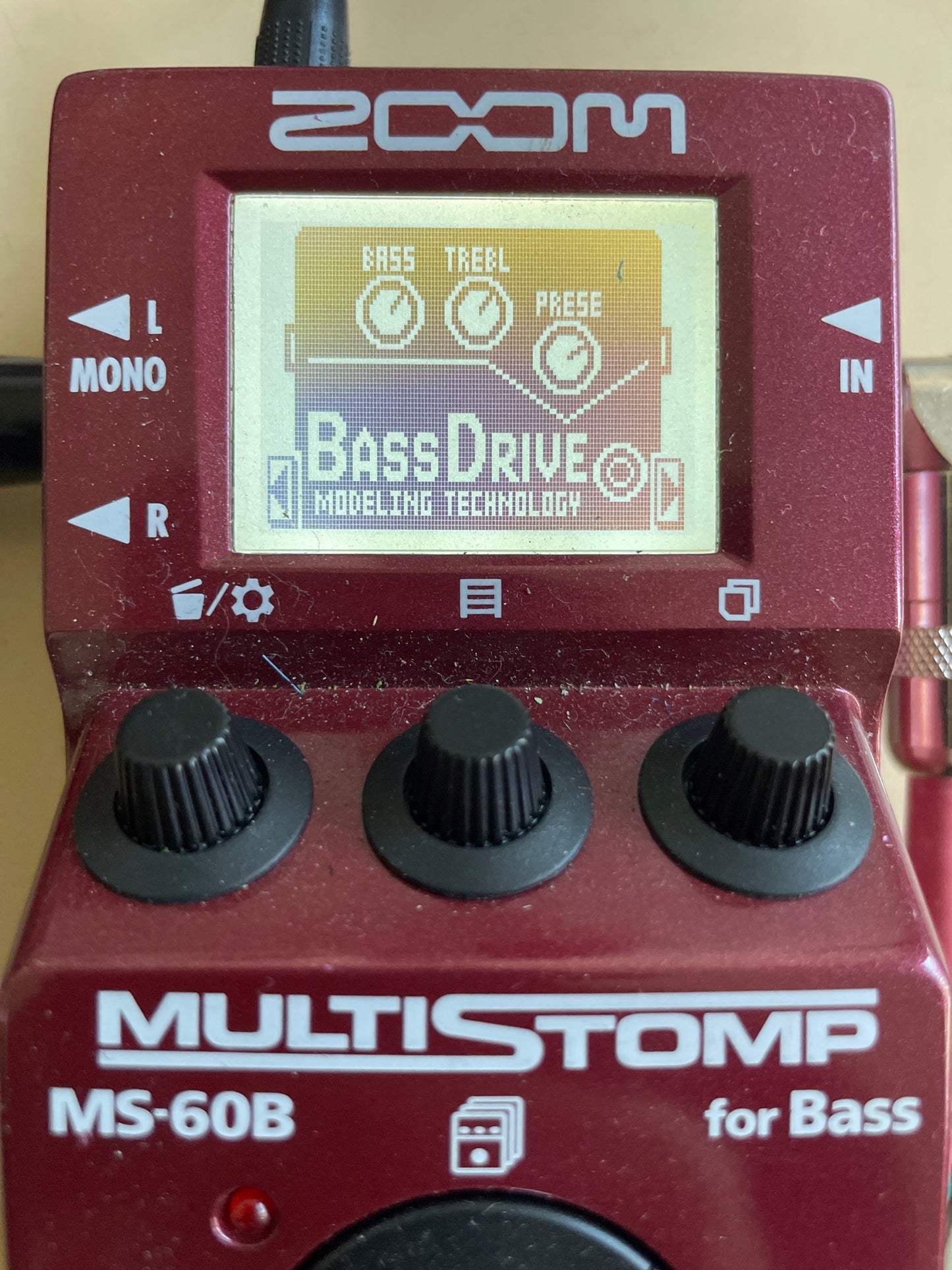 ZOOM MS-60B MULTISTOMP for BASS