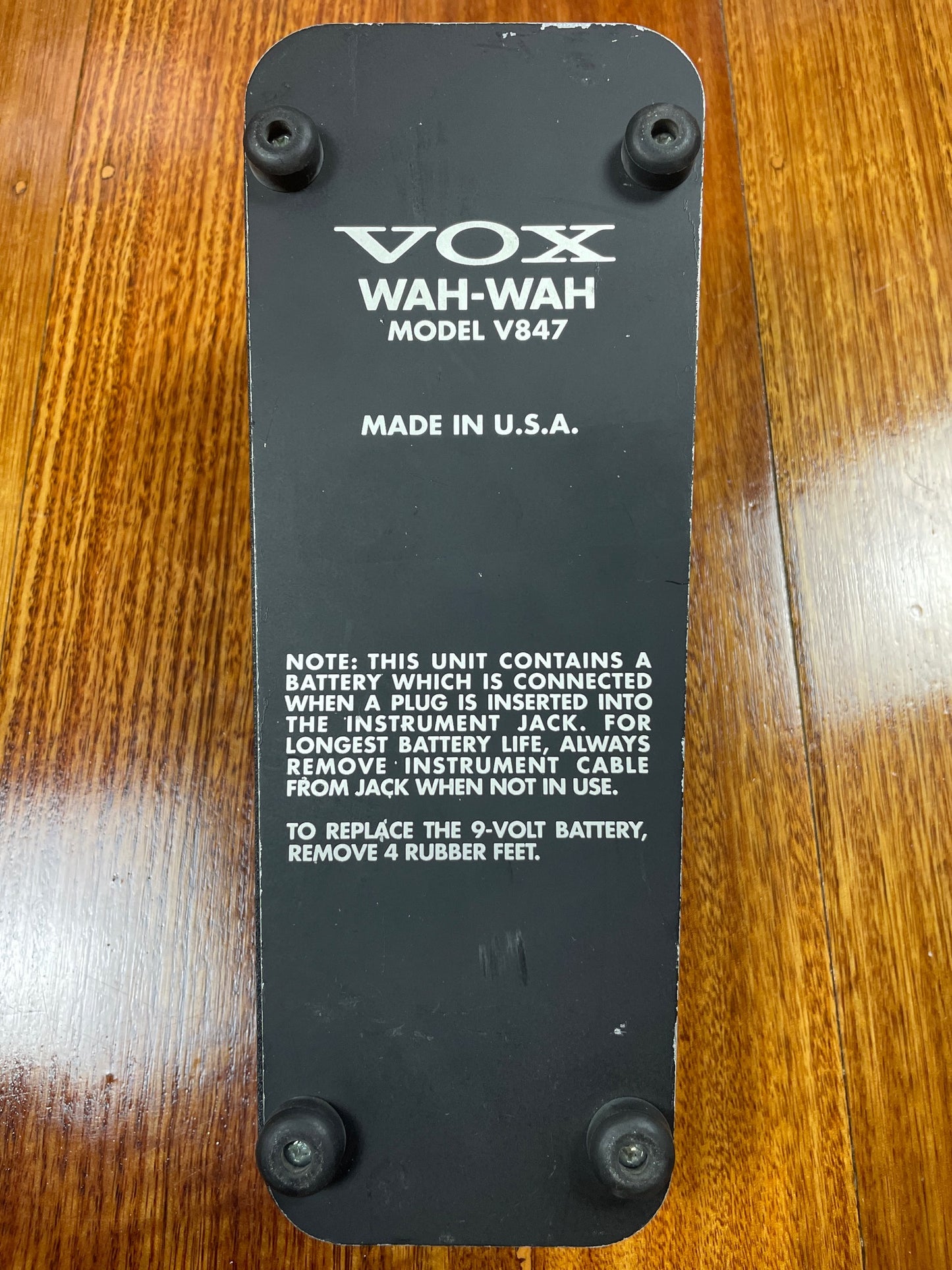 VOX V847 WAH-WAH