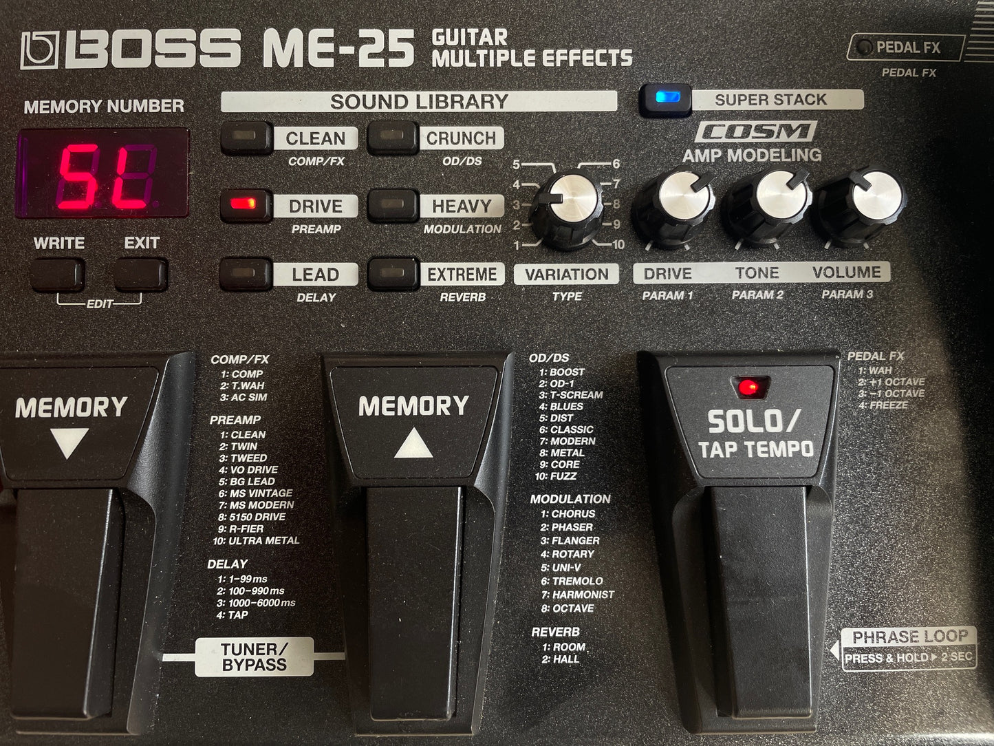 BOSS ME-25