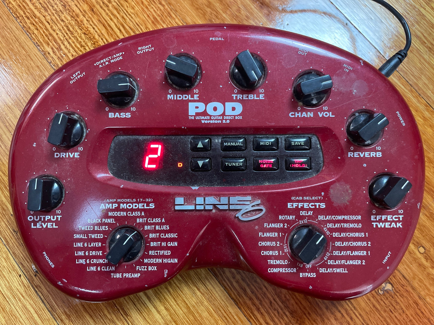 LINE 6 POD Version 2.0