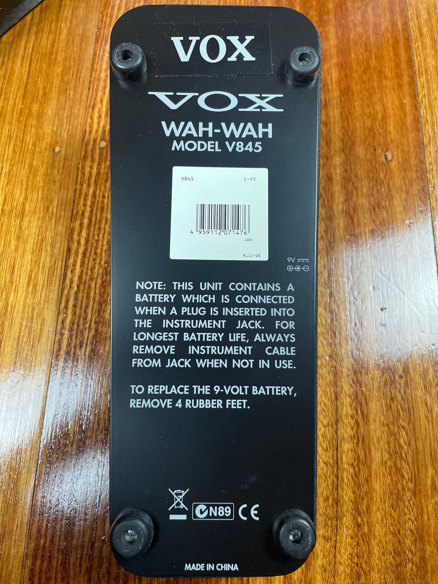 VOX V845 WAH-WAH